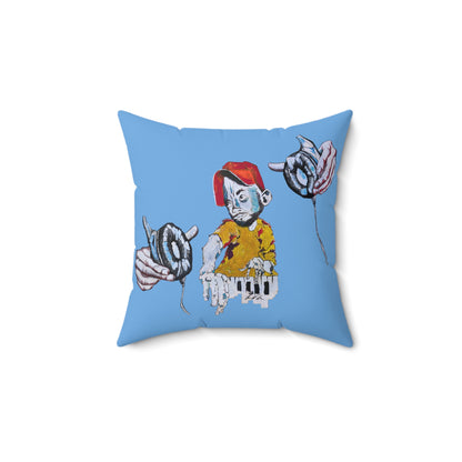 Hands of God Spun Polyester Square Pillow